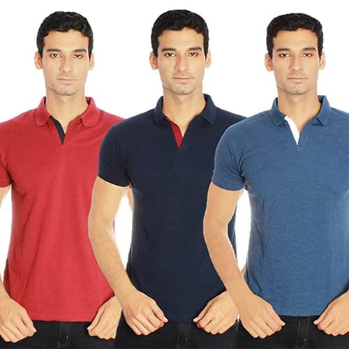 Versatile polo shirt for casual or smart wear.