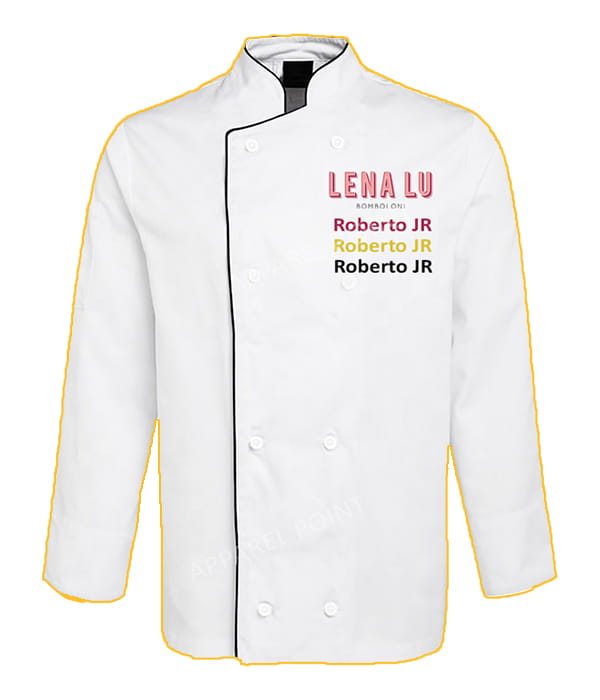 Durable chef apron for reliable protection.