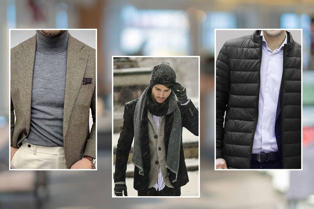 High-quality winter attire for cold weather.