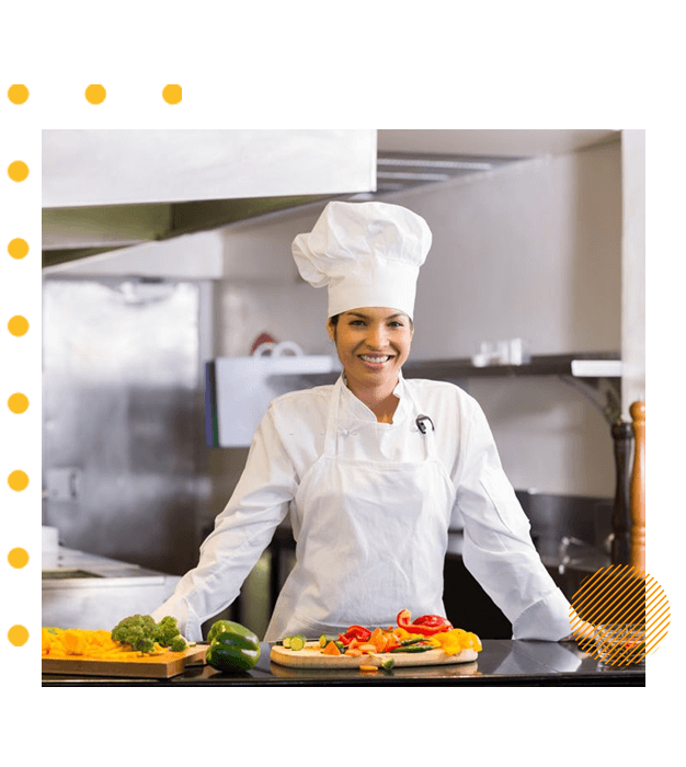 Stylish and comfortable chef uniforms for professional work.