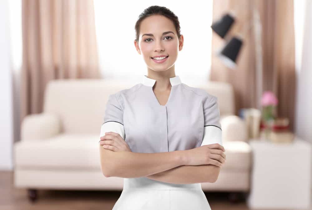 Durable and comfortable uniforms for room service.