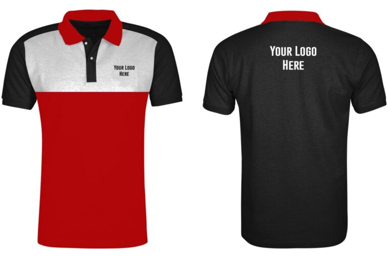 Corporate logo shirt for a professional image.