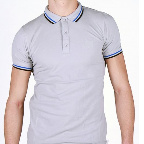 Trendy polo shirt for a modern style statement.
